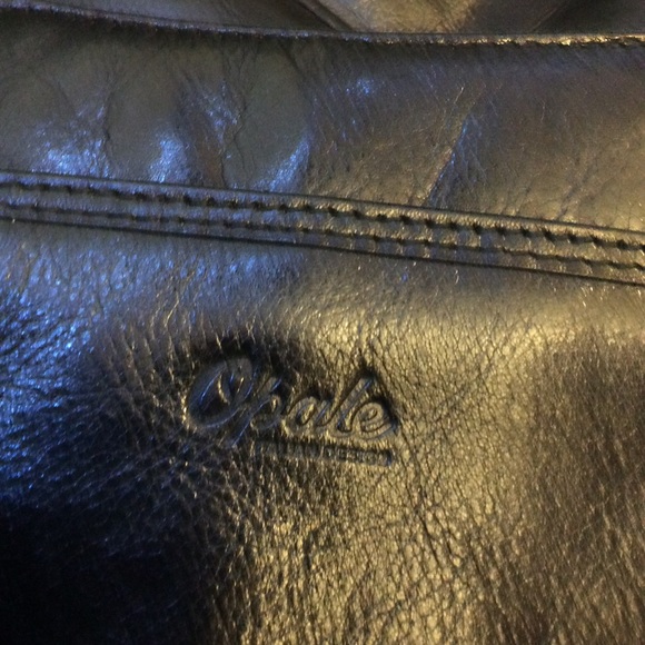 Vintage 70’s Opale Italian Design leather bag - Picture 4 of 9